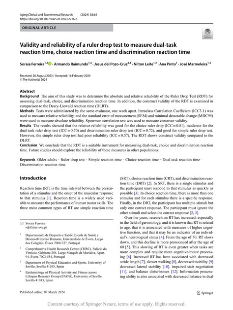 validity of ruler drop test